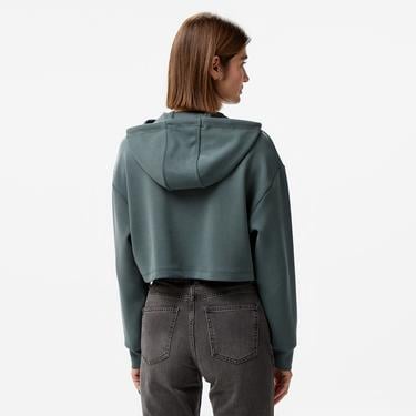  Nautica Kadın Yeşil Regular Fit Sweatshirt