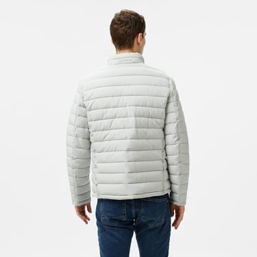  Nautica Erkek Gri Regular Fit Çift Taraflı Mont