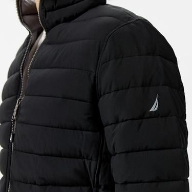  Nautica Erkek Siyah Regular Fit Çift Taraflı Mont