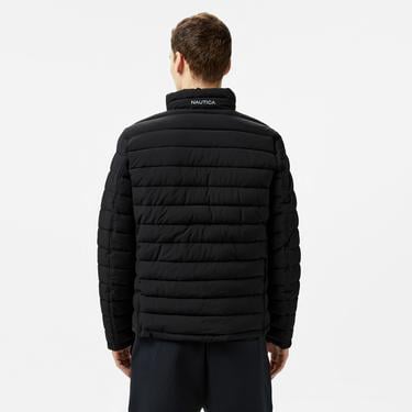  Nautica Erkek Siyah Regular Fit Çift Taraflı Mont