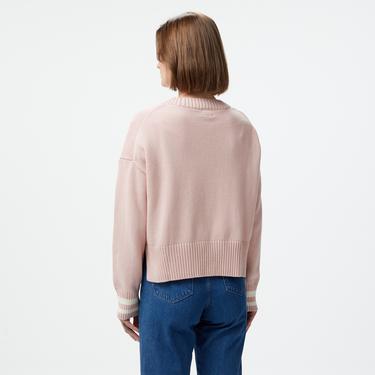  Guess Guess Emb Organic Cotton Genaration Yarn Kadın Pembe Hırka