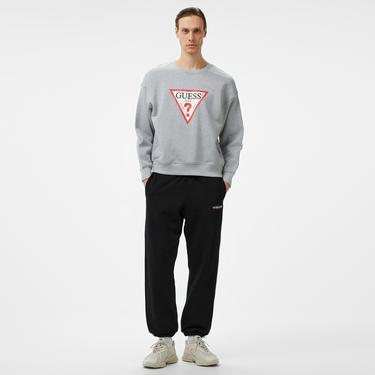  Guess Iconic Tria Organic 365 Erkek Gri Sweatshirt