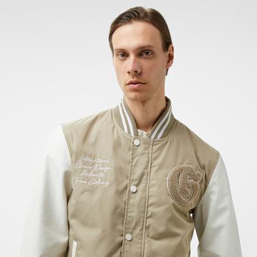  Guess Versity Bomber Poly Twill 215 Erkek Krem Ceket