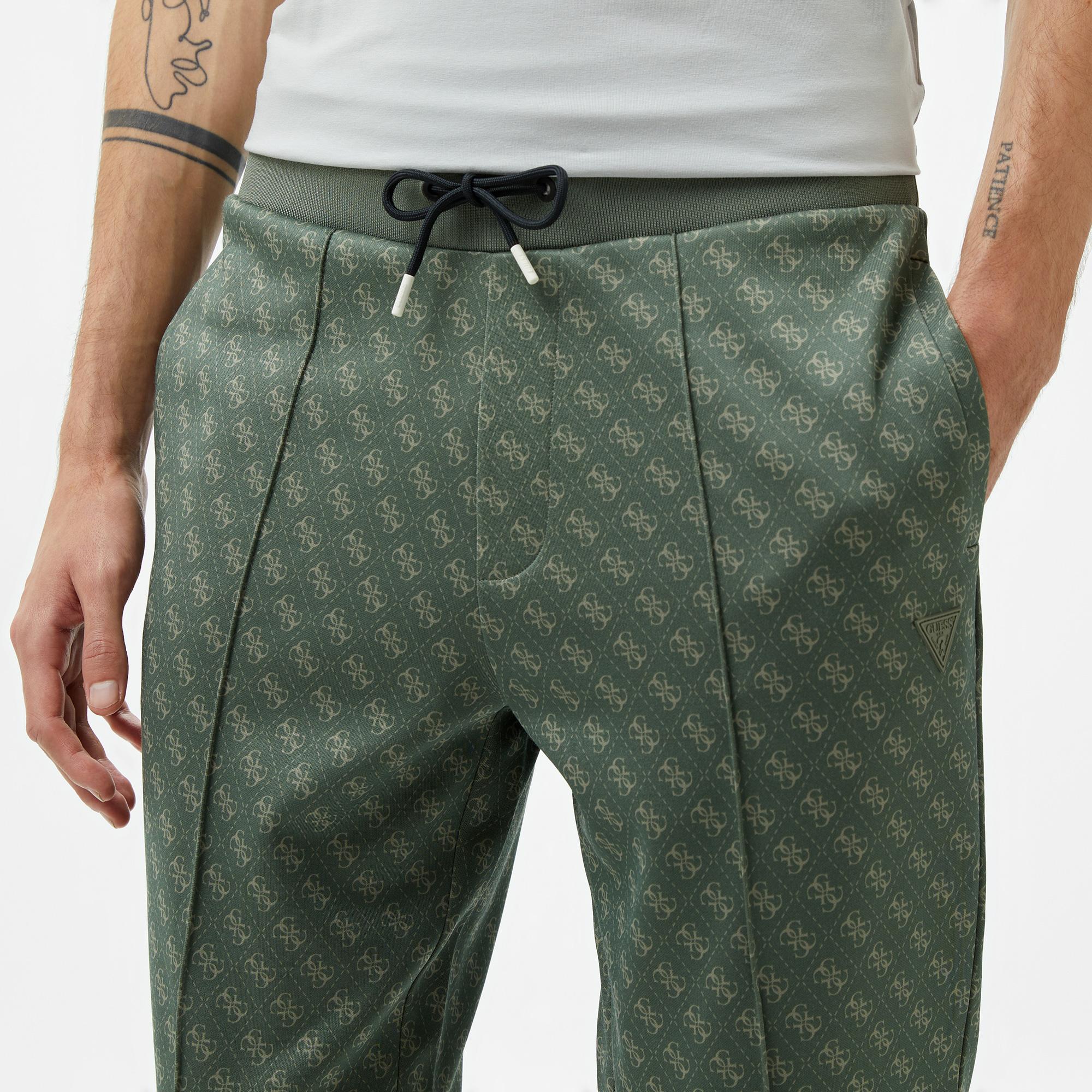 Guess Korbin Printed Double Knit Eco Erkek Multicolor Eşofman Altı