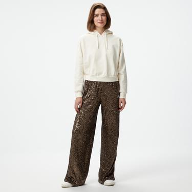  Guess Mini Sequins Straight Full Kadın Yeşil Eşofman Altı