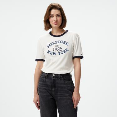  Tommy Hilfiger Relaxed Straight Kadın Mavi Jean