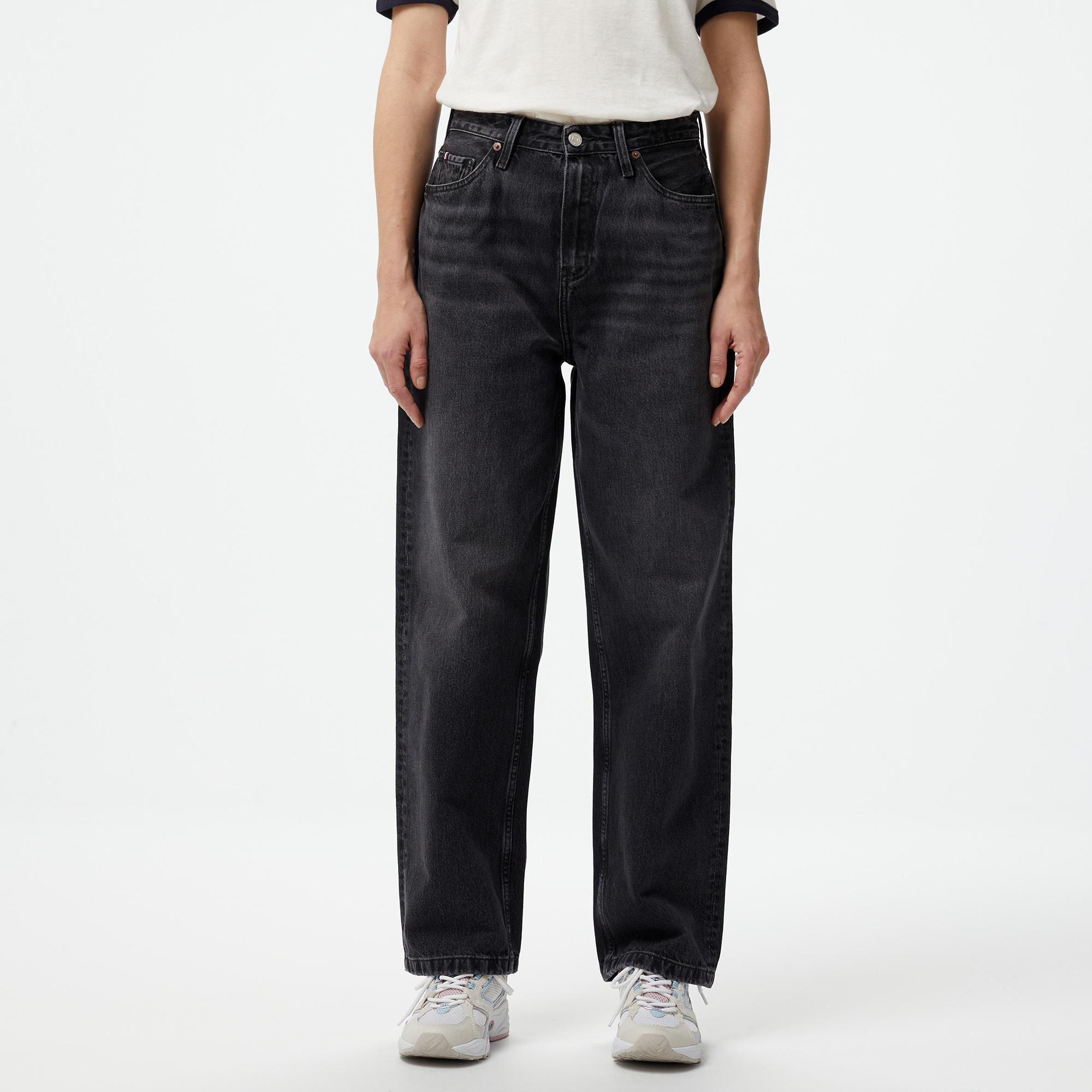 Tommy Hilfiger Relaxed Straight Kadın Mavi Jean