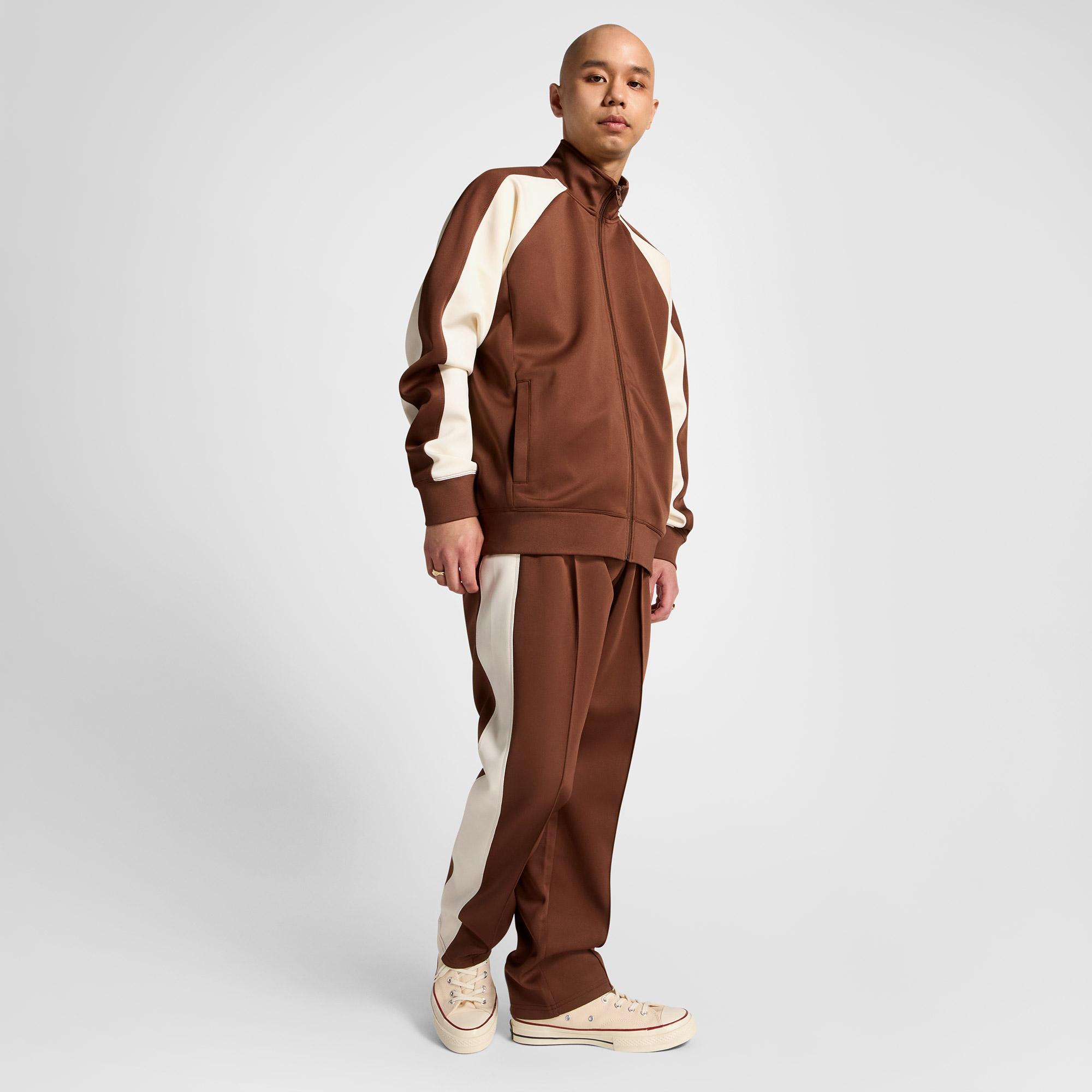 Converse Erkek Renk Bloklu Kahverengi Eşofman Altı