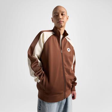  Converse Erkek Renk Bloklu Kahverengi Eşofman Üstü