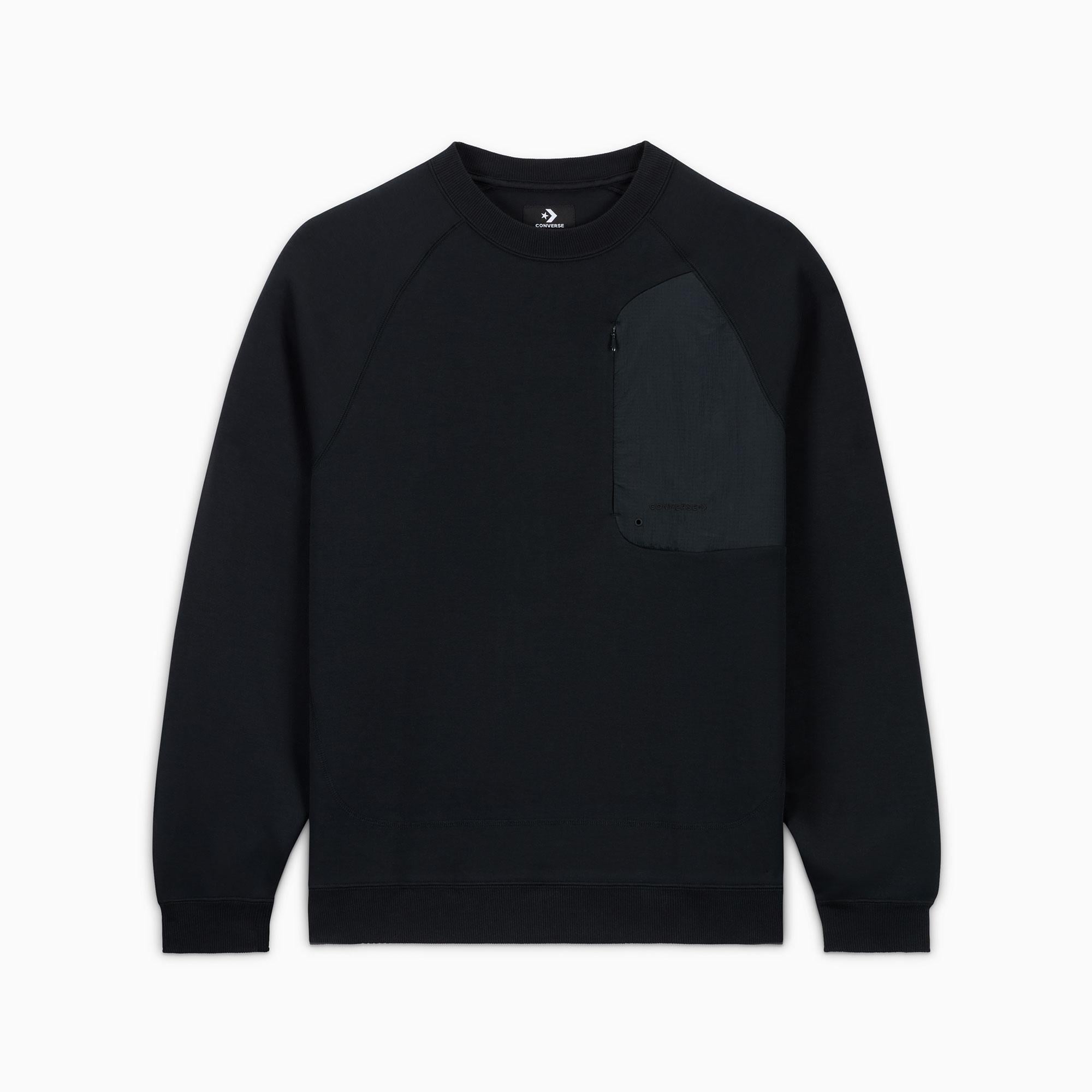 Converse Erkek Loose Fit Siyah Sweatshirt