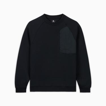 Converse Erkek Loose Fit Siyah Sweatshirt