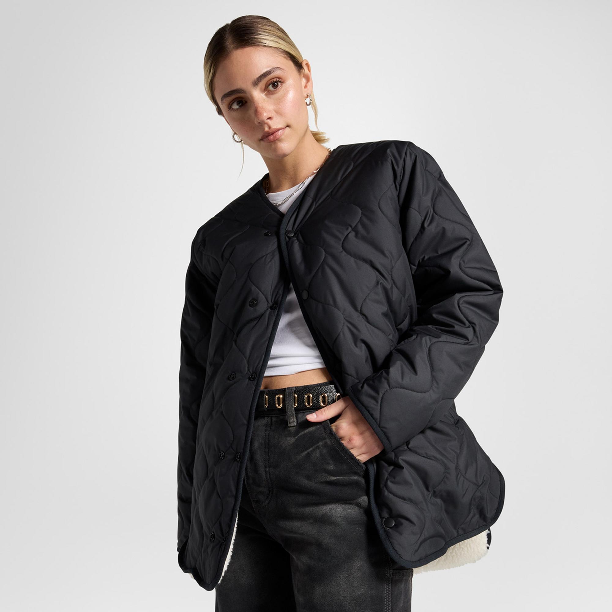 Converse Malden Liner Kadın Siyah Ceket