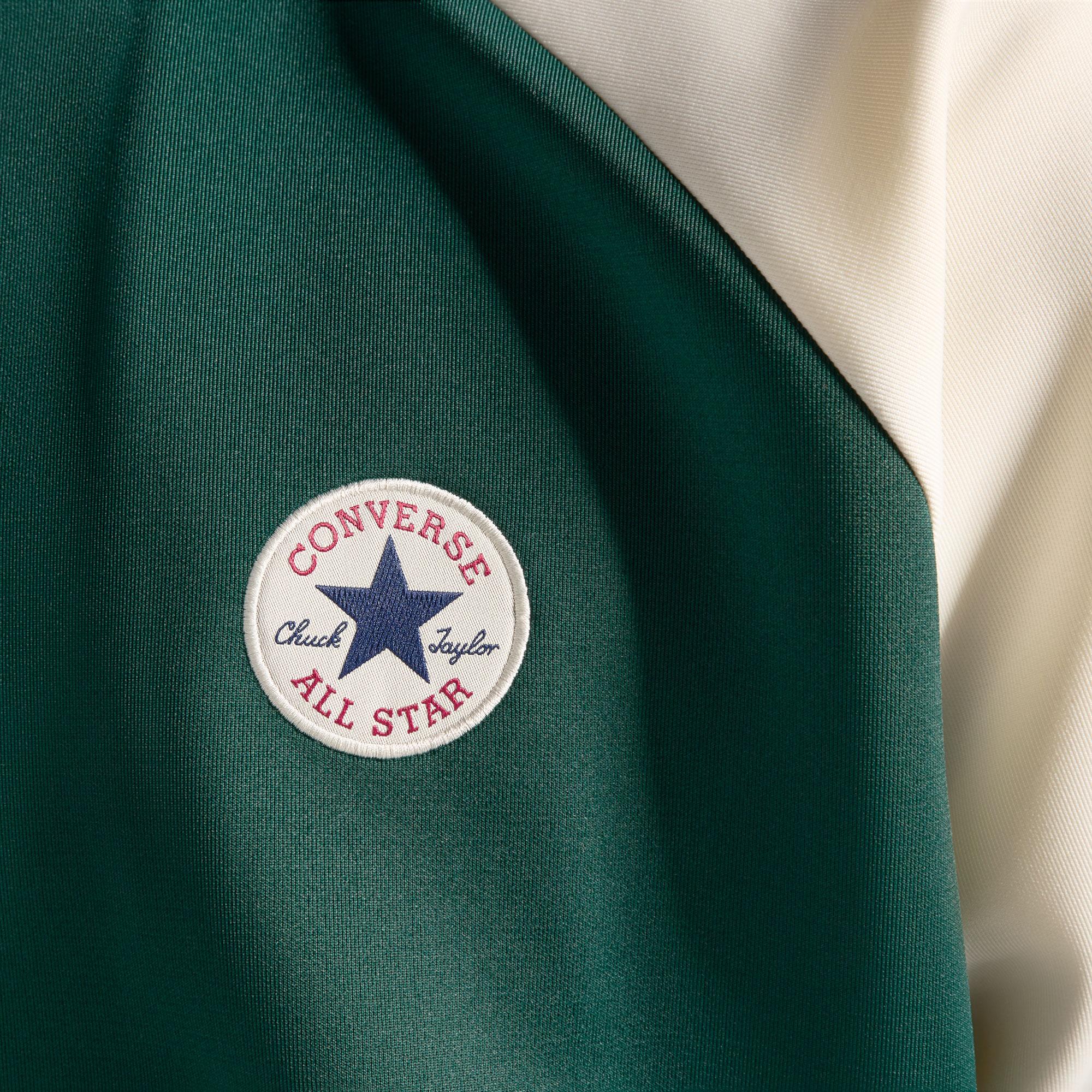 Converse Erkek Renk Bloklu Yeşil Eşofman Üstü