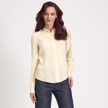  Sarı Kadın Gömlek