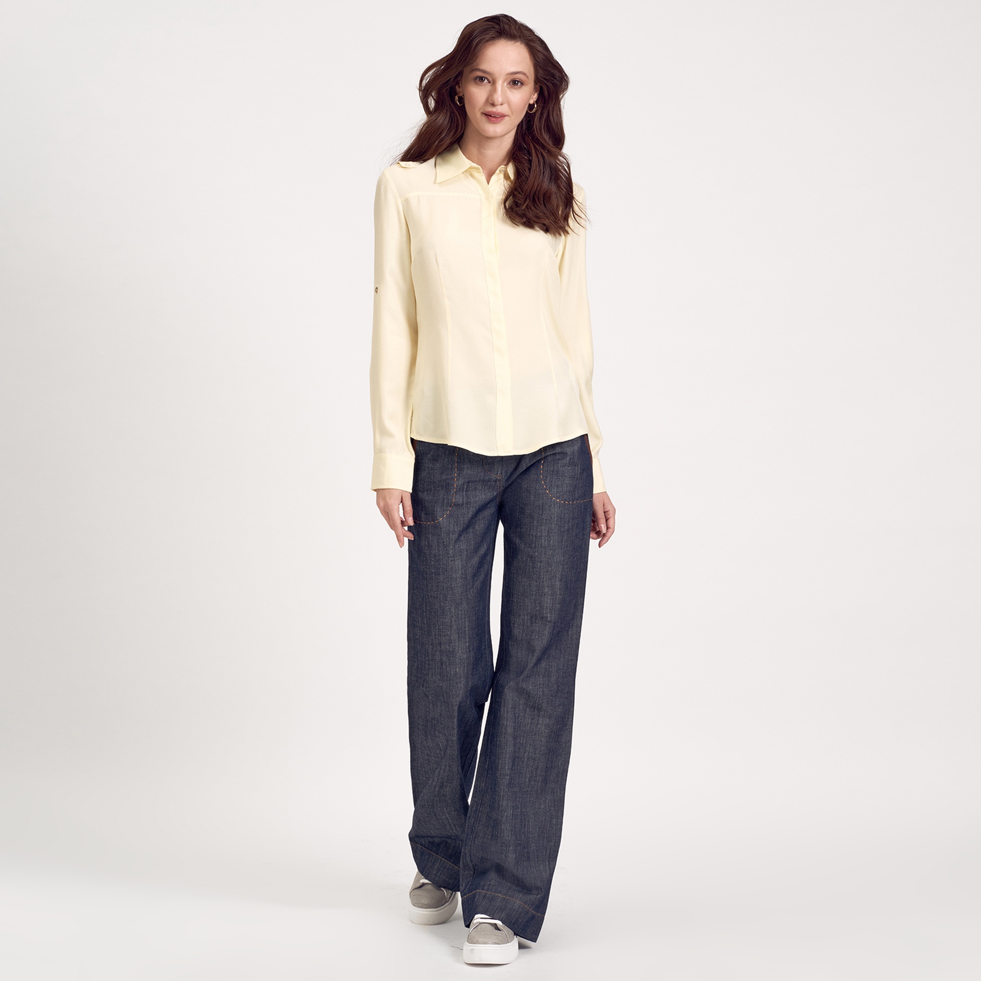 Sarı Kadın Gömlek