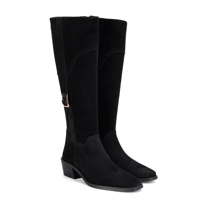  Kadın Siyah Süet Çizme