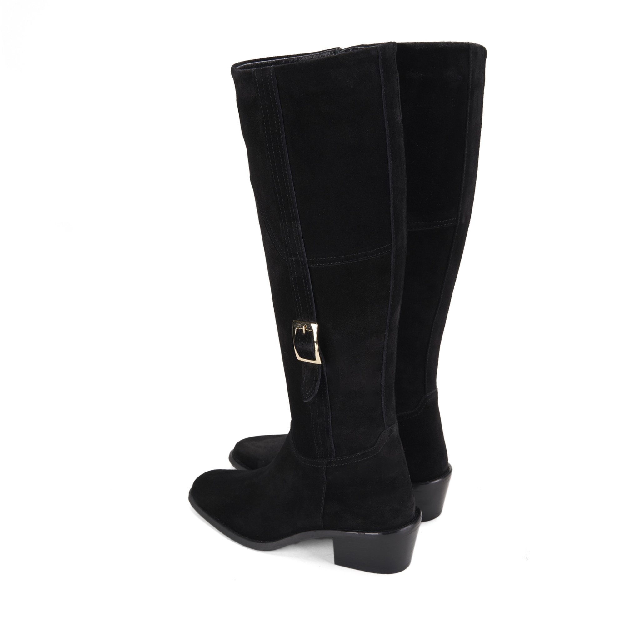 Kadın Siyah Süet Çizme