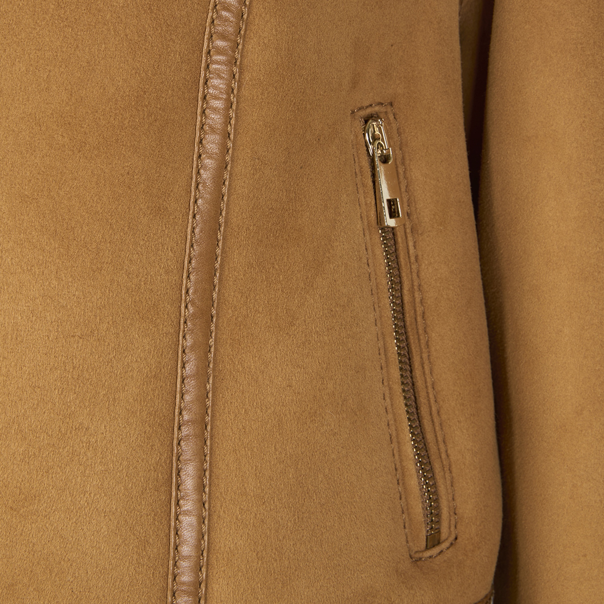 Tinora Kahve Kürk Ceket