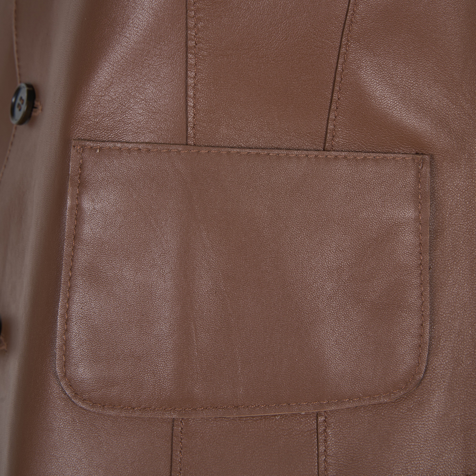 Liona Leopar Baskılı Kadın Çift Taraflı Yelek