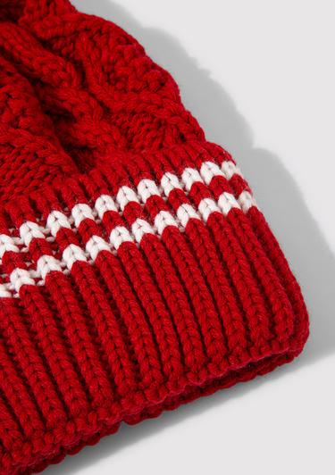  Mavi Ponponlu Kırmızı Bere 1913220-82054