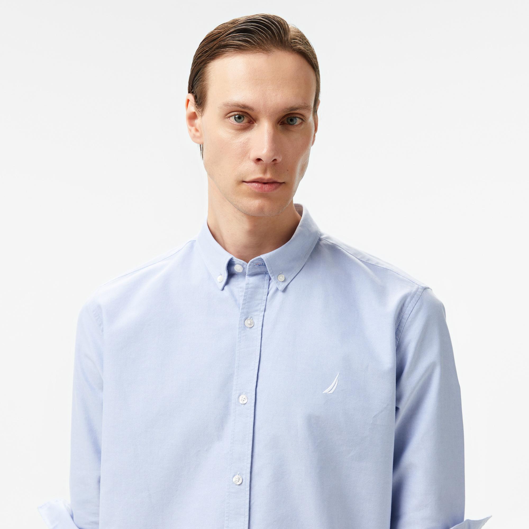 Nautica Erkek Mavi Gömlek