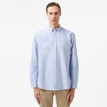  Nautica Erkek Mavi Gömlek