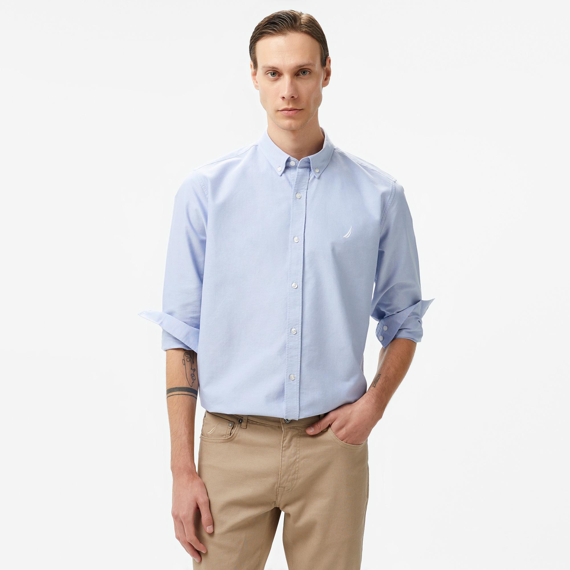 Nautica Erkek Mavi Gömlek