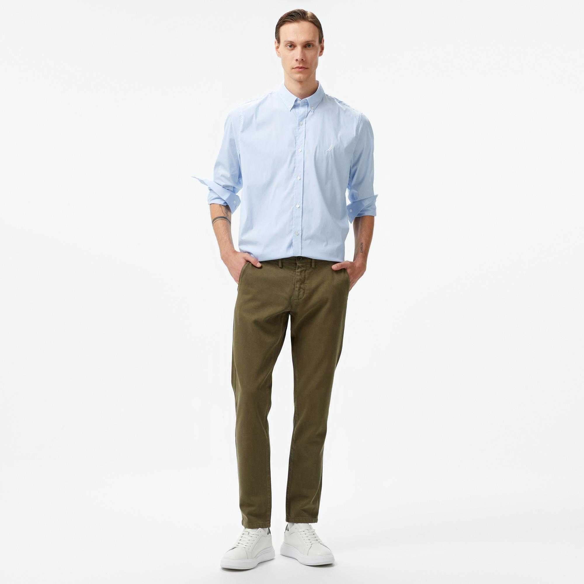 Nautica Erkek Mavi Gömlek