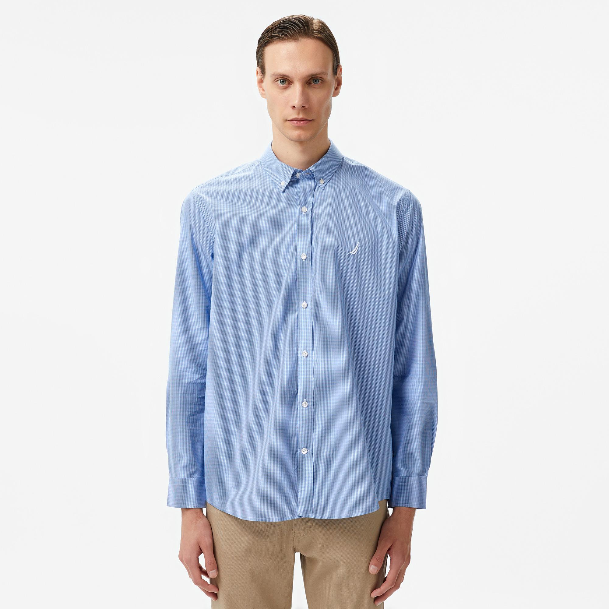 Nautica Erkek Mavi Gömlek