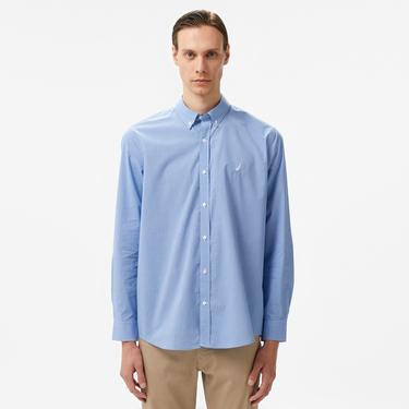  Nautica Erkek Mavi Gömlek
