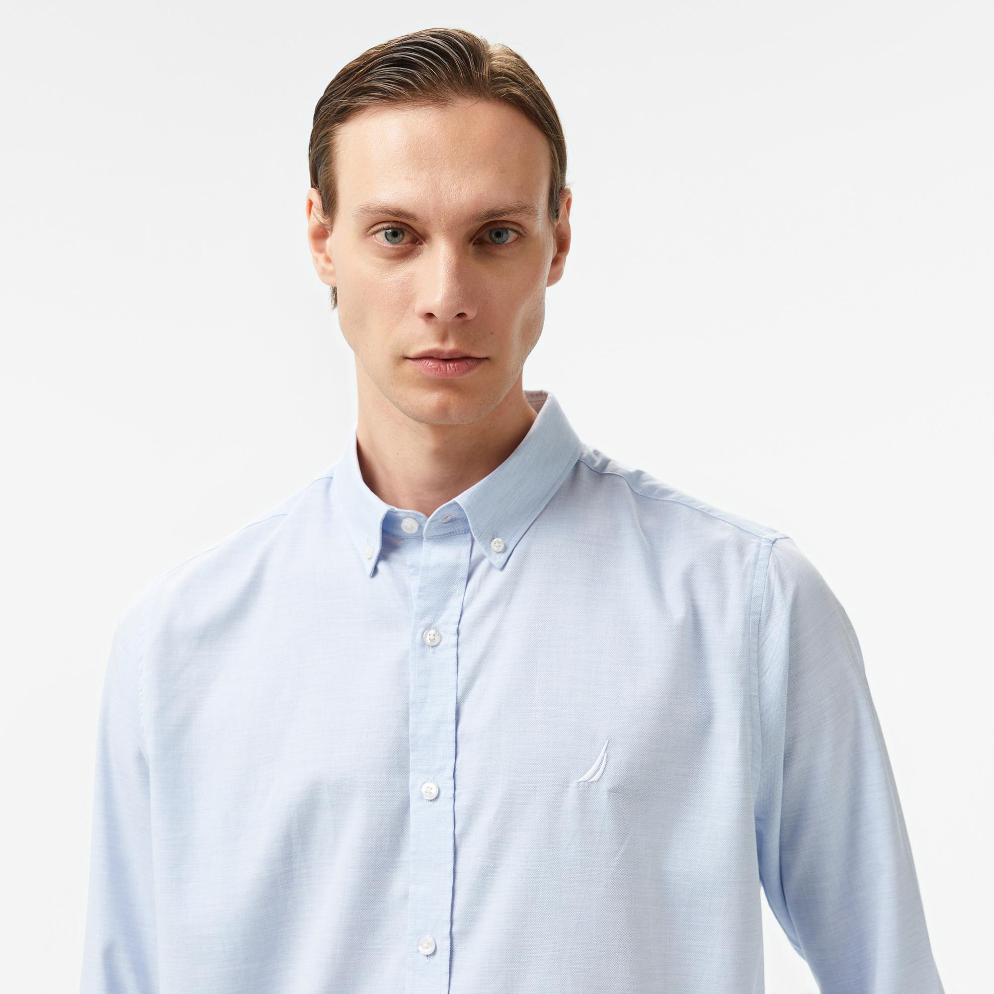 Nautica Erkek Mavi Gömlek