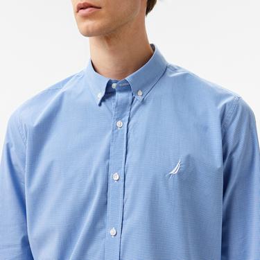  Nautica Erkek Mavi Gömlek