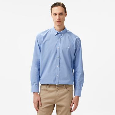  Nautica Erkek Mavi Gömlek