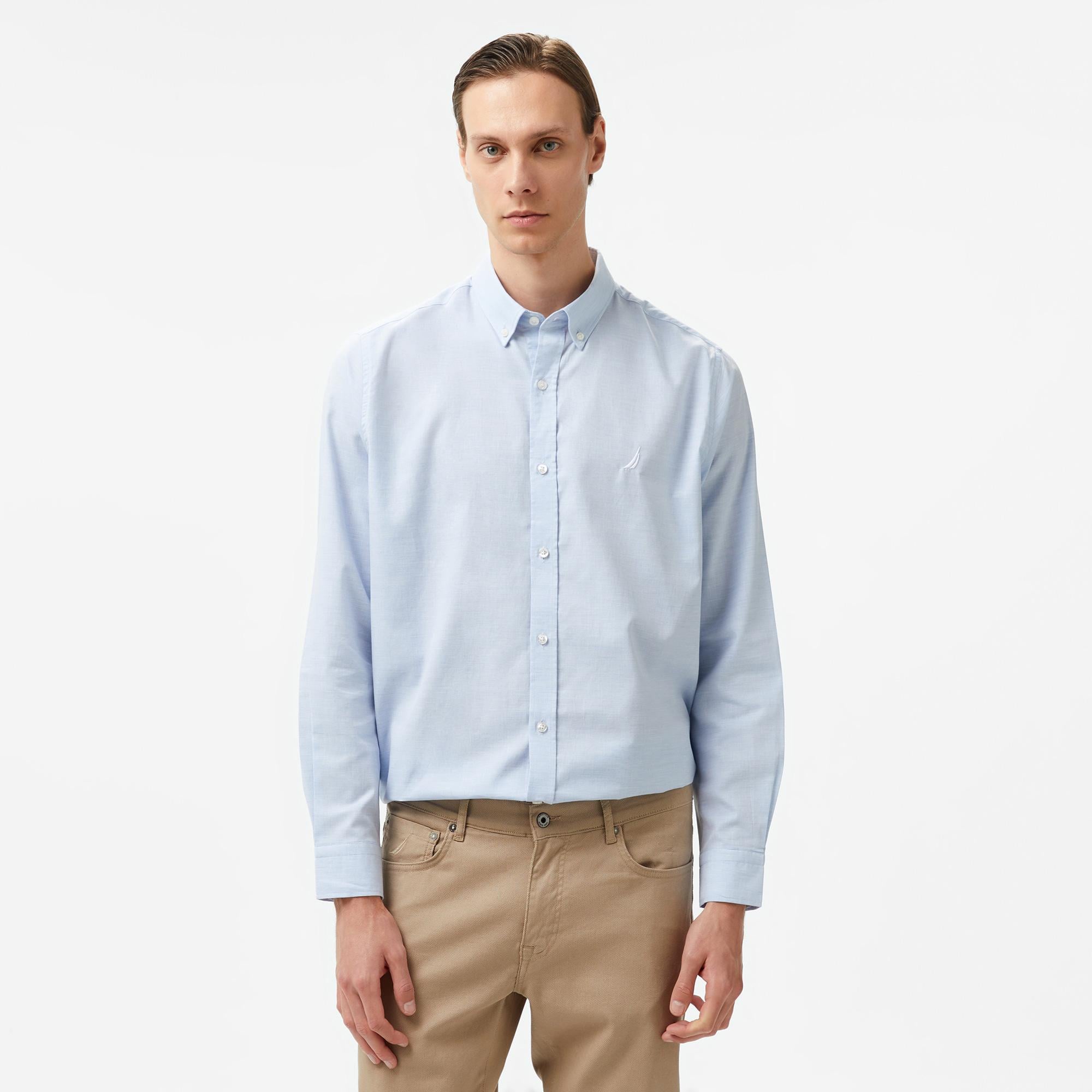 Nautica Erkek Mavi Gömlek