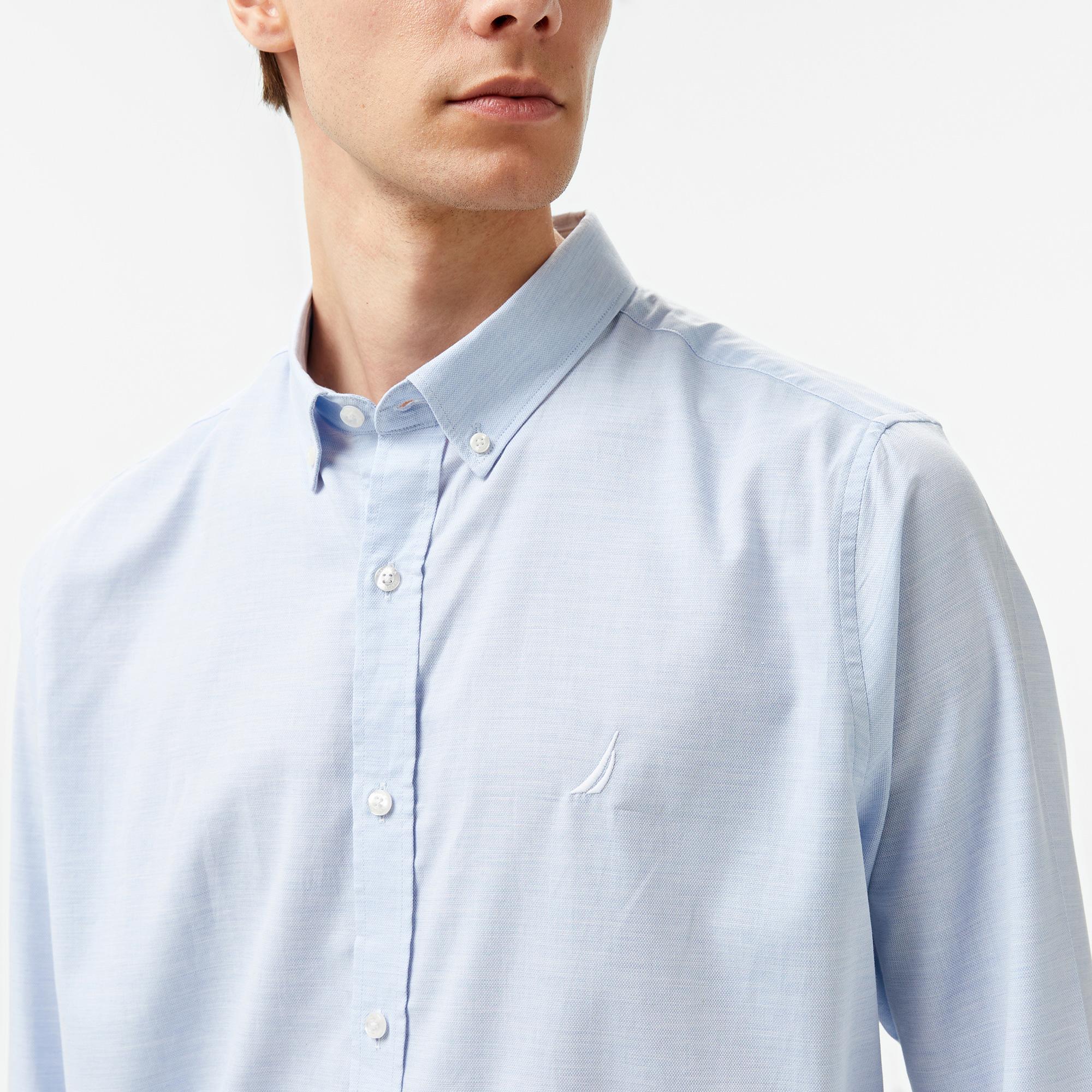 Nautica Erkek Mavi Gömlek