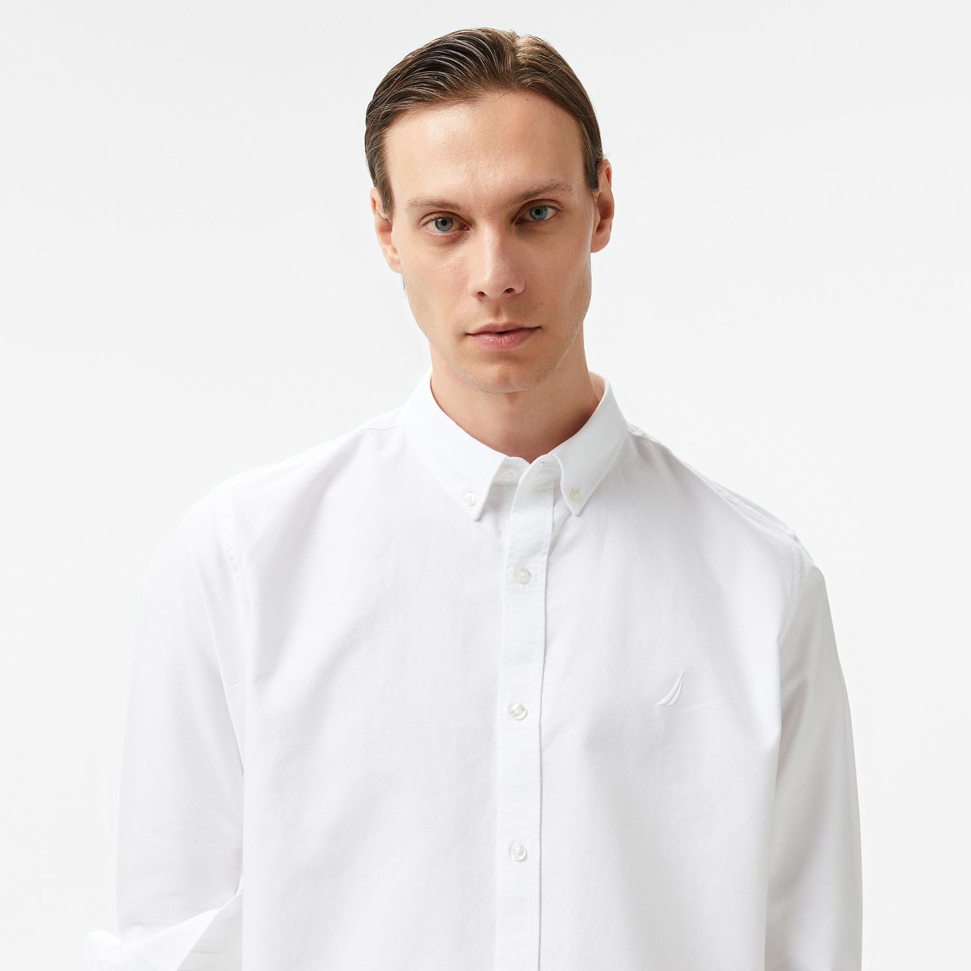 Nautica Erkek Beyaz Gömlek