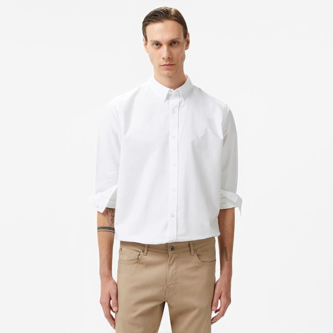  Nautica Erkek Beyaz Gömlek