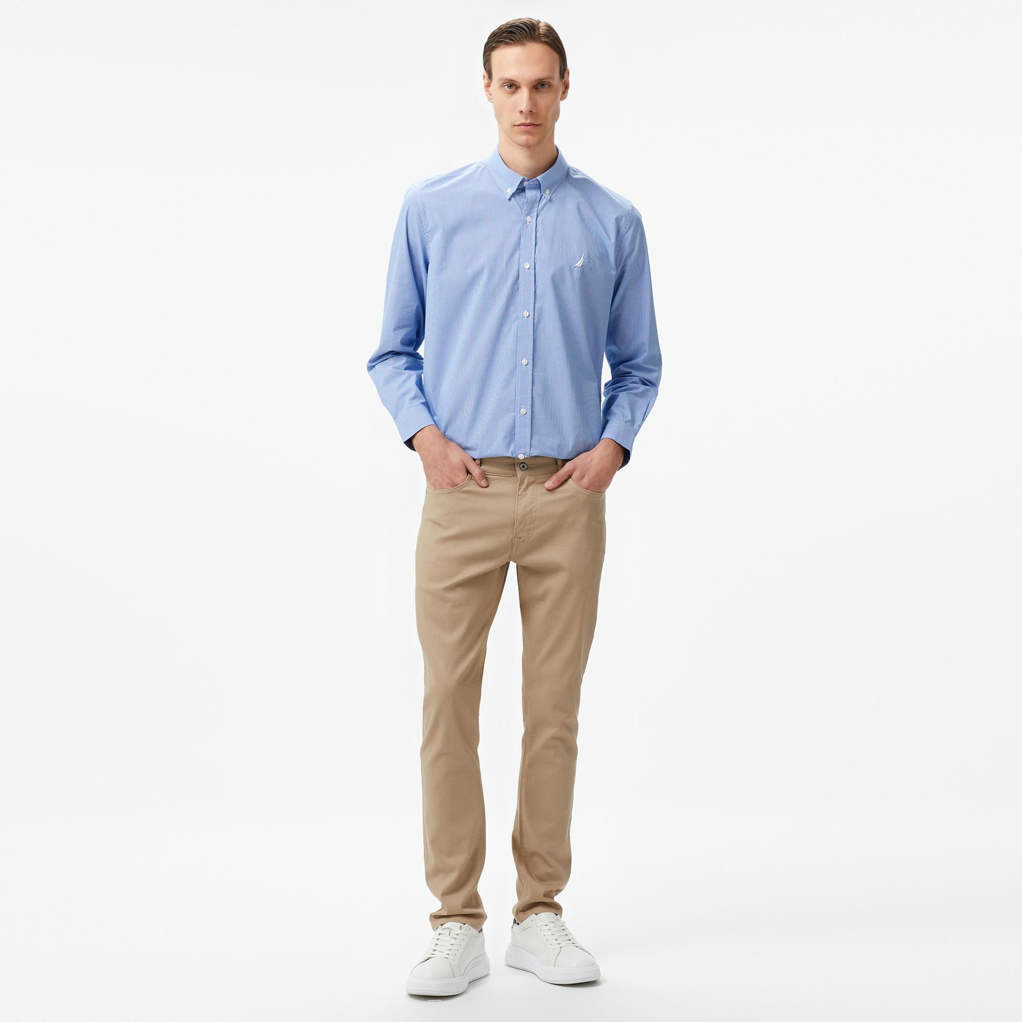 Nautica Erkek Mavi Gömlek