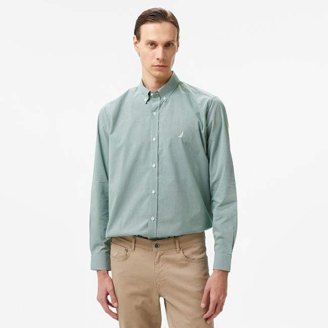  Nautica Erkek Yeşil Gömlek