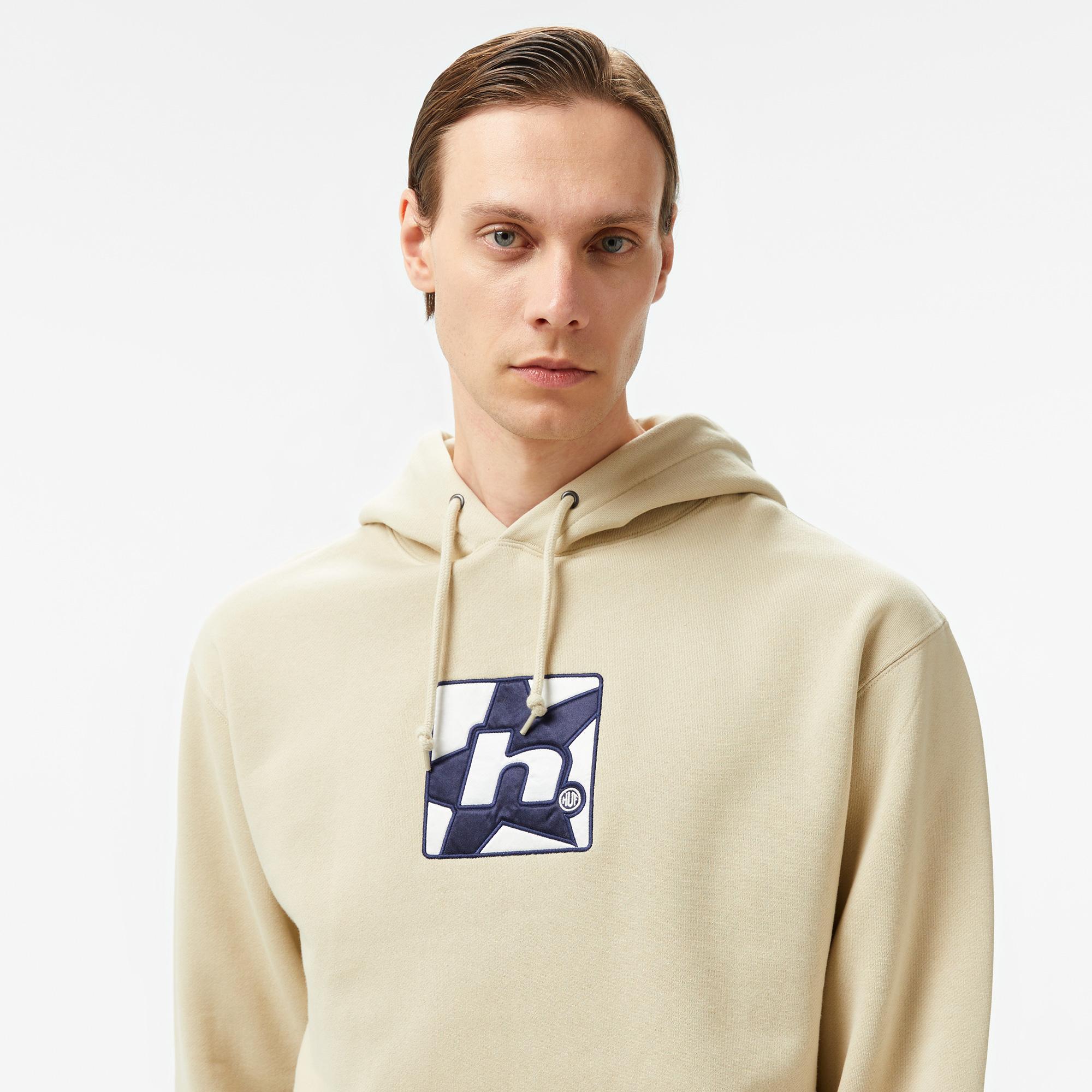 Huf Star P/O Erkek Gri Hoodie
