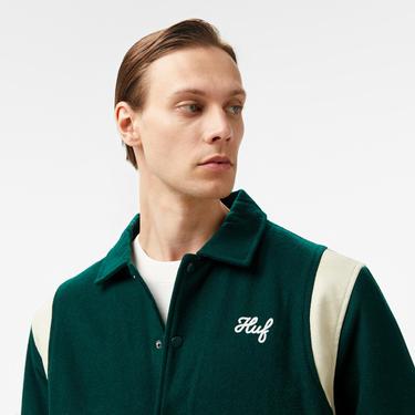  Huf Song Varsity Erkek Yeşil Ceket
