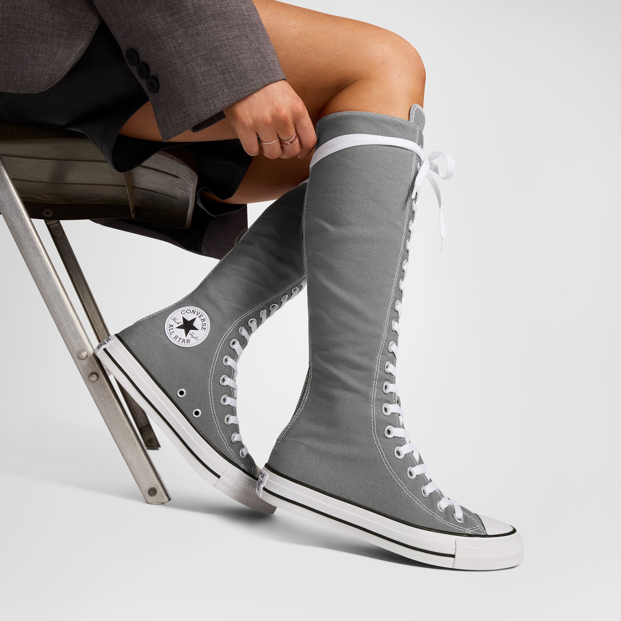 Converse Chuck Taylor All Star XXHi Unisex Gri Sneaker - Görsel 6