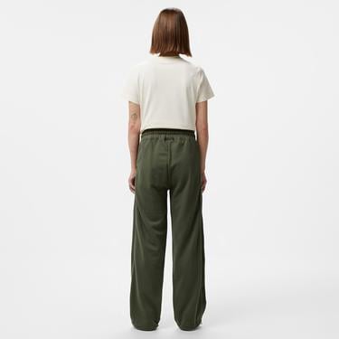  UNITED4 Oversize Zip Kadın Haki Eşofman Altı