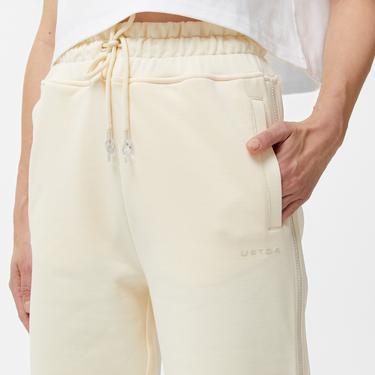  UNITED4 Oversize Kadın Krem Eşofman Altı