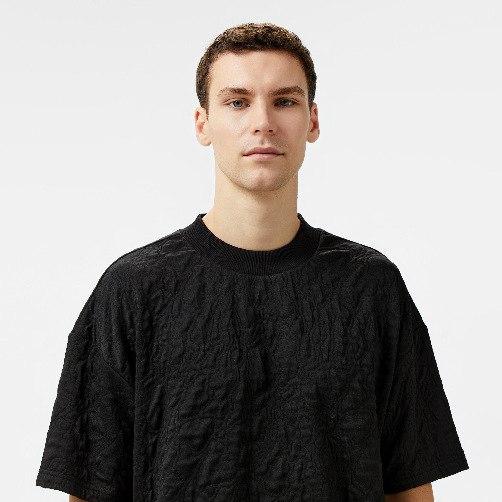 UNITED4 Erkek Siyah T-Shirt