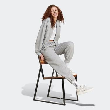  adidas All Szn Fleece Graphic Loose Kadın Gri Eşofman Altı