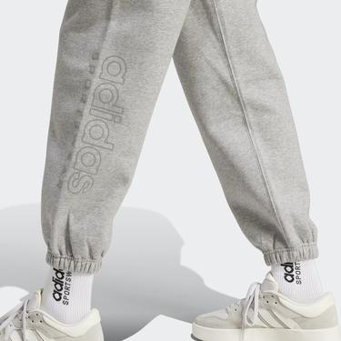  adidas All Szn Fleece Graphic Loose Kadın Gri Eşofman Altı
