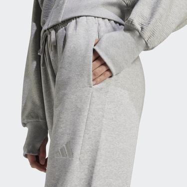  adidas All Szn Fleece Graphic Loose Kadın Gri Eşofman Altı