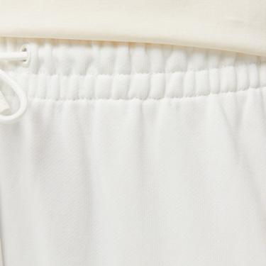  Kadın Straight Fit Beyaz Eşofman Altı