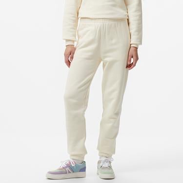  Kadın Straight Fit Krem Eşofman Altı